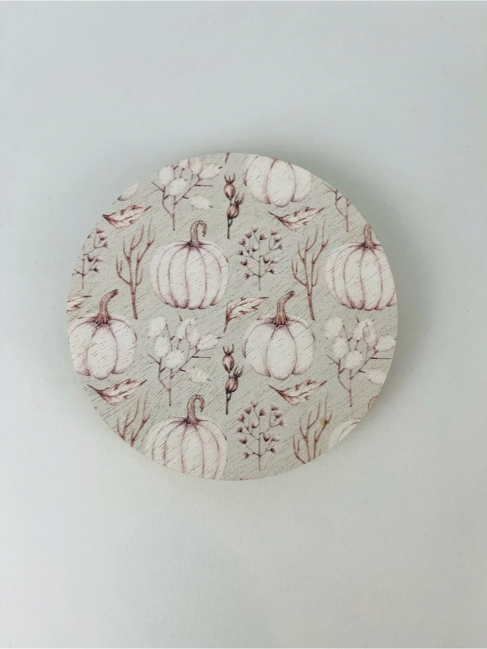 Sand + Fog Sand + Paws 2 Wick 12oz Candle Replacement Pumpkin Wood Lid Light Pin